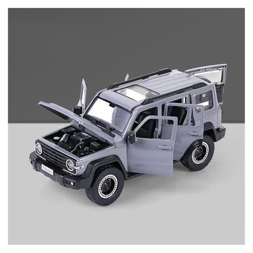 Image of AUDSNI Die-Cast Diecast Car Model 1:24 For Tank 300 Alloy Metal Diecast Car Model Display Ornaments(Gray)