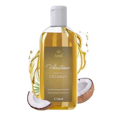 Image of Vibratissimo “Coconut” - Exotic Massage Oil with Coconut, Love Oil, Erotic Oil 250ml