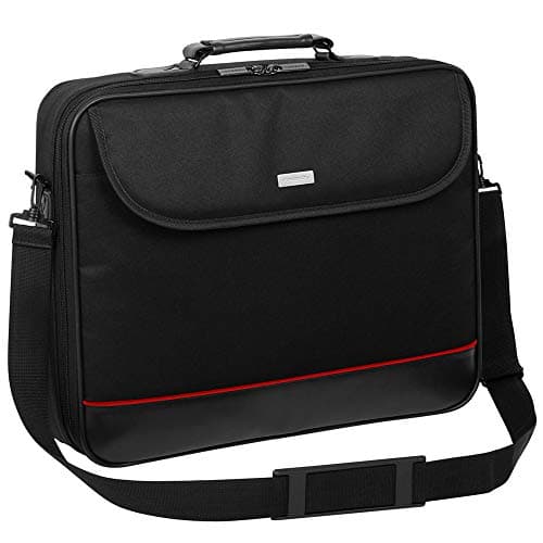 Image of MOELECTRONIX Laptop bag suitable for Fujitsu LIFEBOOK U7511 | Notebook case shoulder bag briefcase with reinforced protective frame | HQ in black