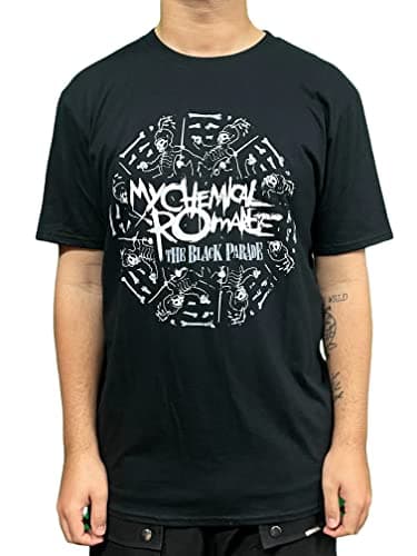 Image of My Chemical Romance Circle March Unisex Official T Shirt Various Sizes Black, L