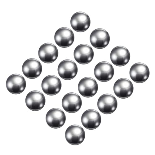 Image of METALLIXITY Precision Balls G100 4.5mm 100pcs, 304 Stainless Steel Bearing Balls Beads - for Industry Kit, Machinery, Automotive, and DIY