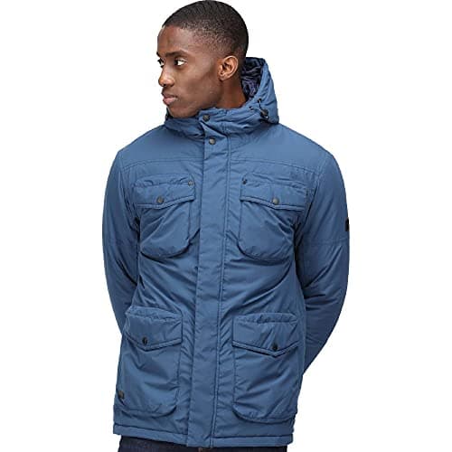 Image of Regatta Ronan Men's Jacket, Dark Denim, XXXL