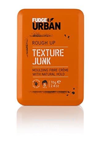 Image of Fudge Urban Texture Junk, Texturizing Hair Cream, Flexible Medium Hold Hair Styling Product, Mouldable Clay with Natural Hold, Hair Cream for Men, 70 g