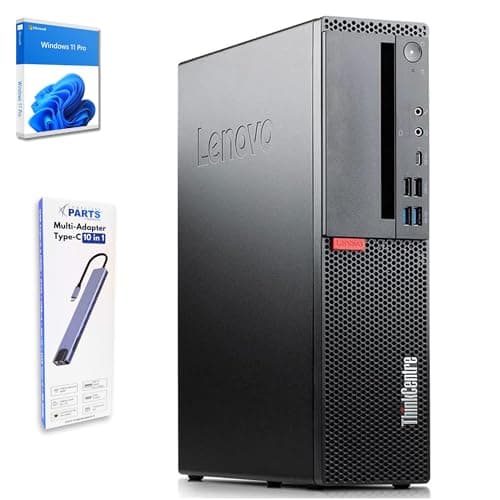 Image of Lenovo ThinkCentre Mx20s SFF Desktop PC | Intel Core i5-8500 up to 4.10GHz | 8GB RAM | 256GB SSD Win 11 Pro USB Type-C - Docking Station 10-in-1 TPM 2.0 36 Month Warranty (Refurbished)