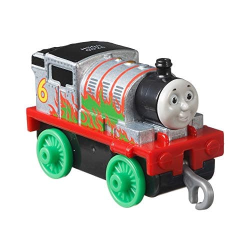 Image of Thomas and Friends Adventures Percy Chrome with Green Flames GYV66 Metal Engine