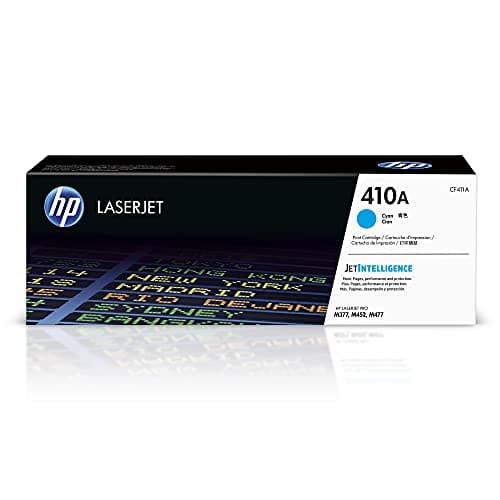Image of HP CF411A 410A Original LaserJet Toner Cartridge, Cyan, Single Pack, Standard