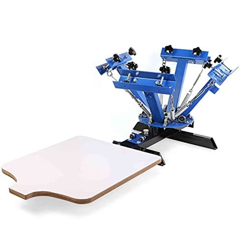 Image of Heat Press 4 Colors 1 Station Screen Printing Screen Printing Machine Screen Printing Machine