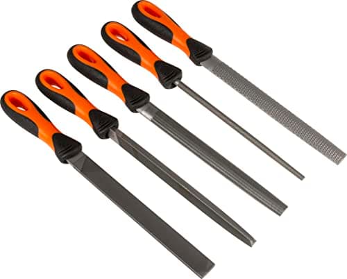 Image of Bahco 1-477-08-2-2 Engineers File Set, 200mm Length, 5 Pieces