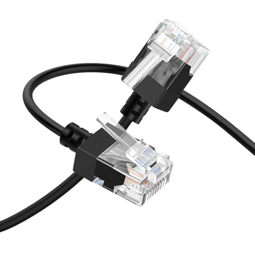 Image of Thzzhnno RJ45 Cat6A Ethernet Cable 5M, 10Gbps LAN Ethernet Cable, High Speed 550MHz UTP Cat6 Network Cable, Cat 6 Patch Cable for Router, Modem, Xbox, Laptop, Servers