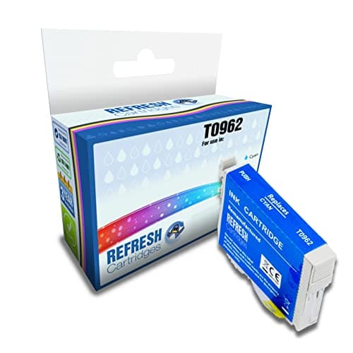 Image of Refresh Cartridges Remanufactured Ink Cartridge Replacement for Epson T0962 (Cyan)