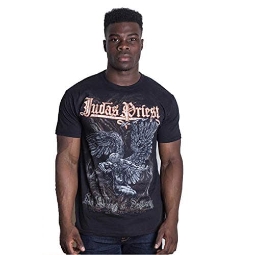 Image of Judas Priest Sad Wings of Destiny Rob Halford Official Tee T-Shirt Mens Unisex (Small) Black