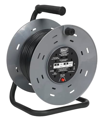 Image of Sealey Bcr50 Cable Reel 50Mtr 2 X 230V