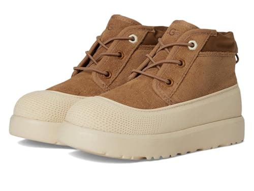 Image of UGG Unisex-Child K Neumel Weather Hybrid Chukka Boot, Chestnut/Whitecap, 2 Little Kid