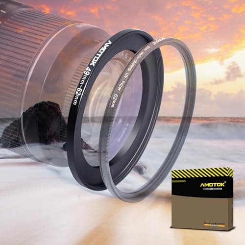 Image of 49mm Lens to 62mm Camera Lens Adapter,49mm to 62mm Filter Step-Up Adapter Ring,Compatible All 62mm Filter Accessory