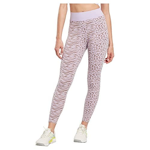 Image of Reebok Women's Modern Safari Cotton Leggings, Purple Oasis, L