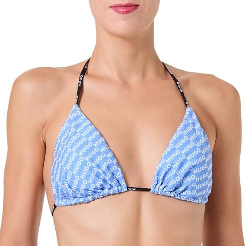 Image of Hugo Women's Bikini Top Bandeau, 450light/pastel Blue, XL