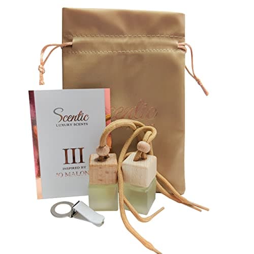 Image of Designer Inspired Car Air Freshener Fragrance Diffuser Perfume Oil Scent Bottle x 8ml Pack of 2 with Vent Clip (inspired by Jo Malon)