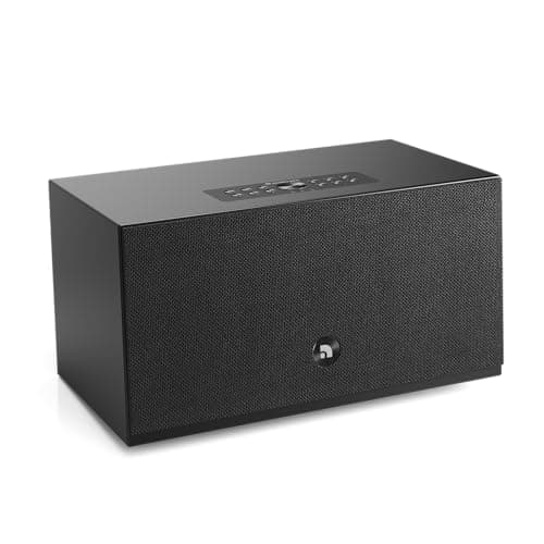 Image of Audio Pro C10 MkII W Wireless Multiroom Speaker 80 W Class-D Amplifier, AirPlay 2, Google Cast, Bluetooth 5.0, RCA Line-In, Subwoofer Out (Black)