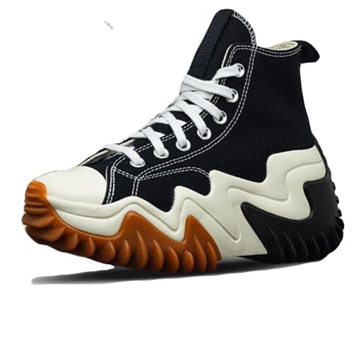 Image of Converse Run Star Motion Platform Trainers Black White - 5.5 UK