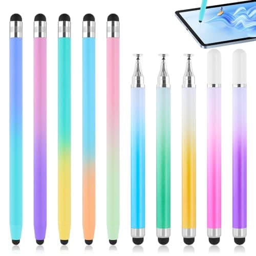 Image of IETWATE 10PCS Stylus Pens for Touch Screens, Silicone Tip Stylus Pen for Ipad Android, 2 in 1 Touch Screen Stylu Pen with Dual Tip, High Precision Tablet Pens Touch Screens for All Tablet
