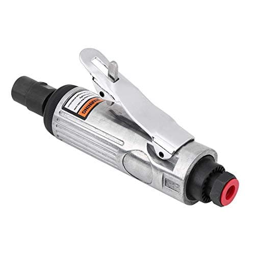 Image of Kuuleyn Air Die Grinder, 1/4Inch Pneumatic, 90PSI, Kit Includes Grinder, Spanner, Adapter