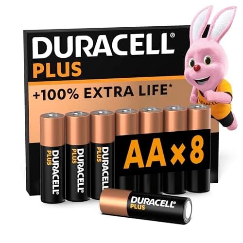 Image of Duracell Plus AA Batteries (8 Pack) - Alkaline 1.5V - MN1500