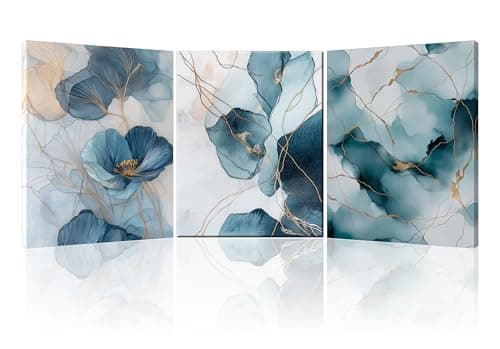 Image of Piy Painting 3 Pieces Abstract Wall Art Living Room, Art Decor Canvas Prints Paintings, Decorative Canvas Paintings, Artwork Art Posters For Bedroom Bathroom Hallway Kitchen 12x16 inch