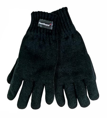 Image of Thinsulate Childrens 3M Knitted Heavy Quality Gloves GL064A Black 6-7