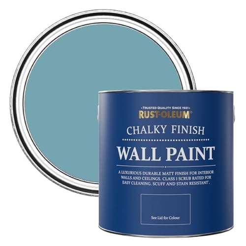Image of Rust-Oleum Blue Matt Emulsion Wall Paint - Belgrave 2.5L