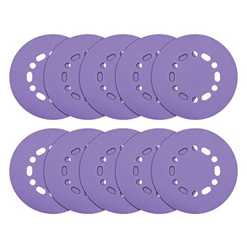Image of Trend Aluminium Oxide 150mm Random Orbit 120 Grit Abrasive Sanding Discs, AB/150/120A, Pack of 10