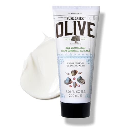 Image of KORRES Pure Greek Olive & Sea Salt Body Cream 200ml, Vegan