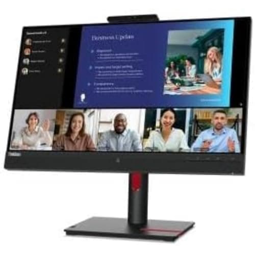 Image of Lenovo ThinkVision T24v-30 23.8-inch FHD VoIP Monitor :: 63D8MAT3UK (Monitors > Monitors)