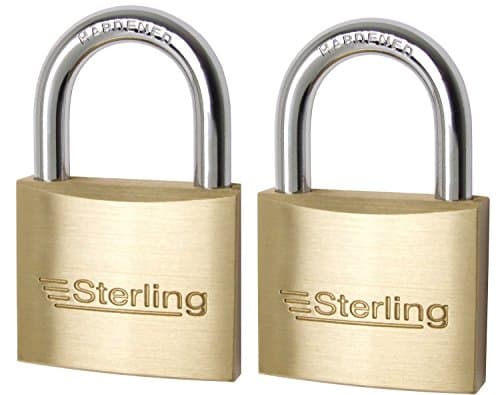 Image of Sterling BPL402 2 x 40mm Medium Profile Brass Padlock-Keyed Alike
