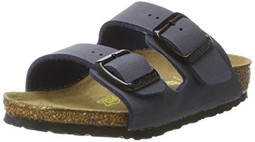 Image of Birkenstock Arizona, Unisex Kids’ Mules, Blue (Navy), 1 UK (33 EU)