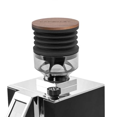 Image of Single Dose Hopper Compatible with Eureka Mignon Espresso Coffee Grinder Silicone Bellow for Blow Out Residual Coffee Grounds (Heighten Hopper)