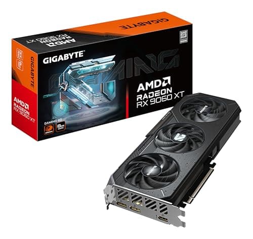 Image of Gigabyte Radeon RX 9060 XT GAMING 8G Graphics Card - 8GB GDDR6, 128bit, PCI-E 5.0, 3130 MHz Core Clock, 2 x DisplayPort, 1 x HDMI, GV-R9060XTGAMING-8GD