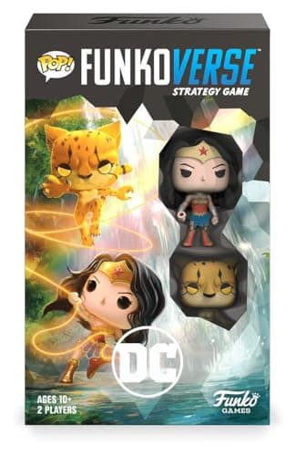 Image of Funko Games Funko POP! Funkoverse: DC 102-Expandalone Strategy Board Game - DC Comics - Light Strategy Board Game for Children & Adults (Ages 10+) - 2-4 Players - Collectable Vinyl Figure - Gift Idea