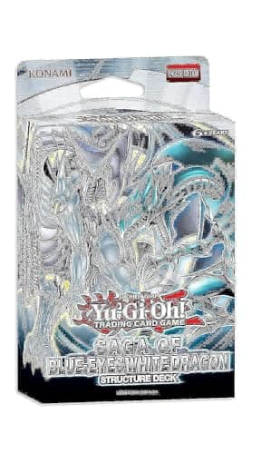 Image of YU-GI-OH Structure Deck: Saga Of Blue-Eyes White Dragon Unlimited Reprint, Multicolor