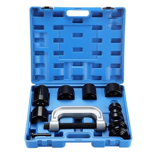 Image of GEARLEADER 21pc Universal Ball Joint Press Tool Kit Auto Repair Service Removal Ball Joint Press Tool Master Adapter Kit Heavy Duty Automotive Mechanic Tool Set for 2WD 4WD Auto