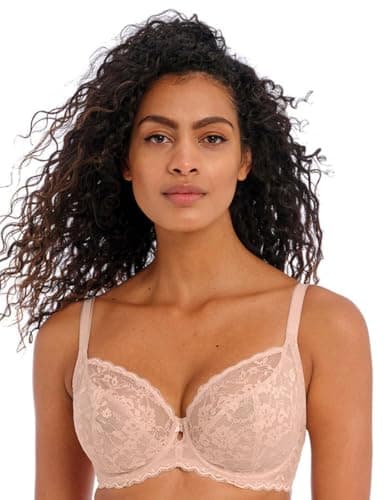 Image of Freya Women's Offbeat Underwire Plunge Bra, Natural Beige, 38FF US