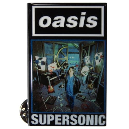Image of Oasis Live 25 Supersonic Single Pin Badge