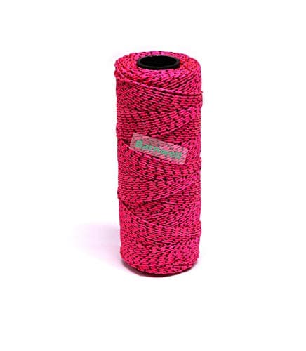 Image of Barnwell Braided Nylon Pink/Black 500ft 150m Masons Builders Building Brick Block Line