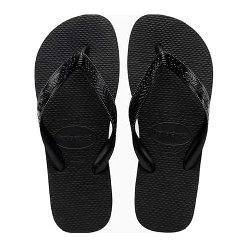 Image of Havaianas Top Unisex Adults FlipFlop Black 8.5/9 UK