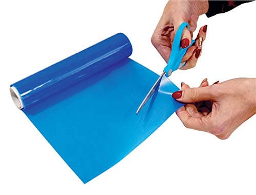 Image of Aidapt Blue Non Slip Mat Material Roll 100 x 20 cm for use on Tables, Trays, Counters and Draws