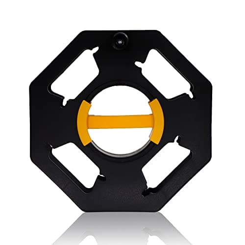 Image of Leisurewize LWACC38 Cable Reel - [25 m, Black] Heavy Duty Caravan Extension Cable Organizer, Cord Storage Wheel for Caravan Leads, General Cables | Cable Management | 230v Lead Storage