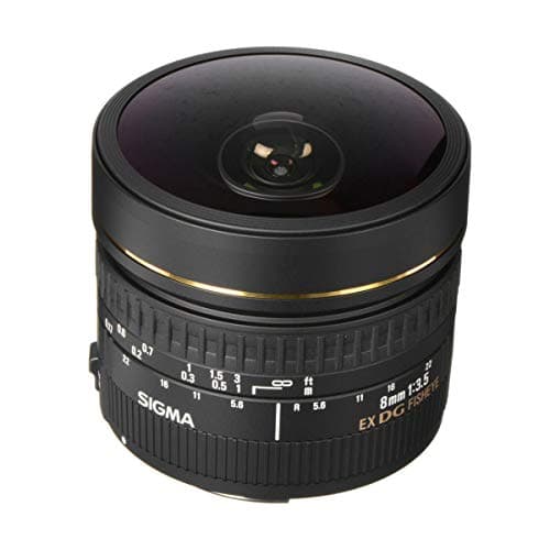 Image of Sigma 8mm f3.5 Circular Fisheye EX DG For Sigma Digital & Flim SLR Cameras