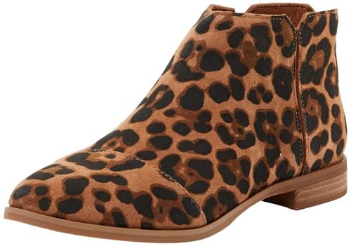 Image of TOMS Women's Rylie Boot, Brown Sugar Leopard Suede, 5.5