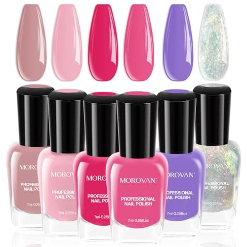 Image of Morovan Nail Polish Kit - Multi Classic Colours Nail Polish Set