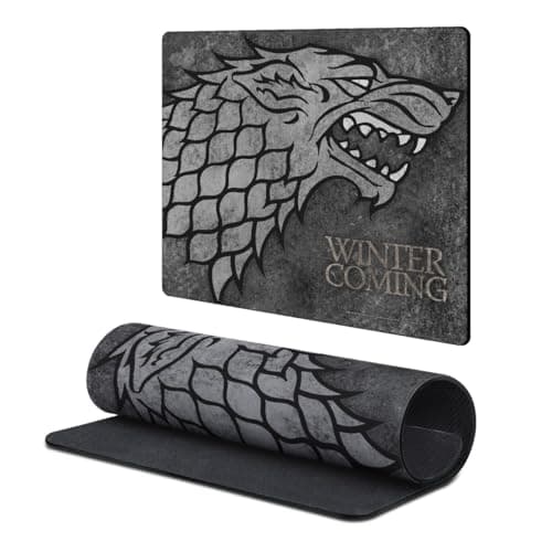 Image of Head Case Designs Officially Licensed HBO Game of Thrones House Stark Graphic Art 9.84 x 11.81 x 0.12 inches (250 x 300 mm) - S Gaming Office Desk PC Keyboard Mouse Mat Pad