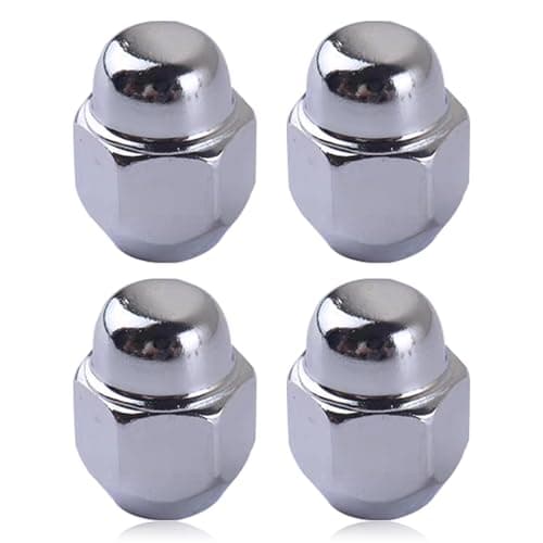 Image of M12x1.25 Alloy Wheel Nuts,4Pcs 21mm Durable Hex Alloy Lug Nuts,Anti Theft Wheel Lug Nuts Compatible with Nissan Teana X-Trail Loulan March Sylphy Sunny Livina Sylphy Tiida Q60G Q70M Series